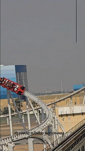 World's Fastest Roller Coaster Ride! Ferrari World Abu Dhabi