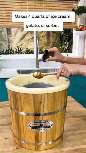 Indulge in homemade frozen treats with the Elite Gourmet 4-qt. Ice Cream Maker—classic charm meets effortless churning in just 40 minutes! ✨ | HSN | Facebook