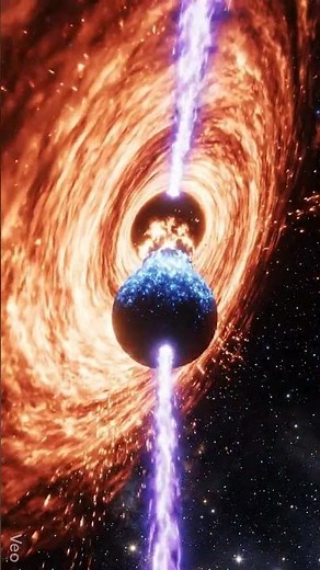 Le Choc des Géants : Trou Noir vs Étoile ! 💥 #astronomie #espace #science #space #trounoir