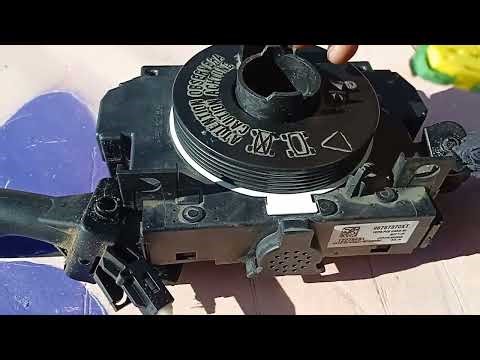 How to replace the airbag flex cable, horn connectors, and wiring harness on a Peugeot Partner or...
