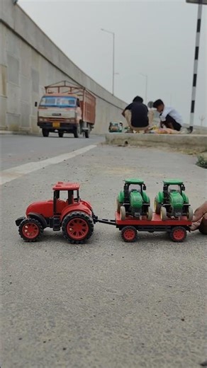 REMOTE control tractorVs Mahindra tractor and dumper truck loader UNBOXING Testing 🤯 review #tractor