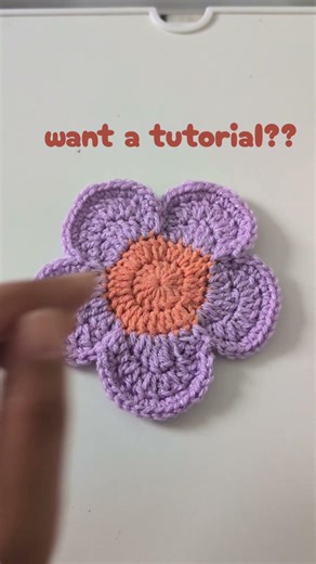 crochet daisy coaster #crochet #crochetcoaster #shutakathi #fypシ