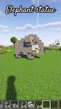 minecraft elephant statue #minecraft #build
