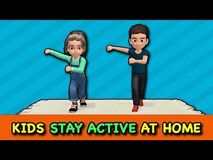 20 Min Indoor Fun Fitness: Kids Stay Active At Home - Videos For Kids