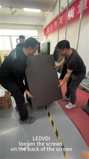 Folding poster led display flight case package easy to move anywhere #ledvdi #posterleddisplay #led