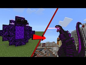How to make Portal to Shin Godzilla City in Minecraft PE