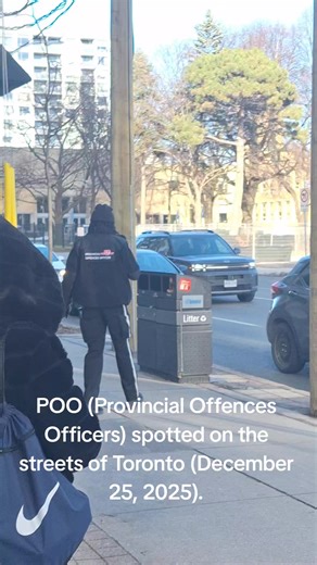 The Provincial Offences Officers (POO) spotted this afternoon around 1:40 pm at the northwest corner of St Clair Avenue West & Bathurst Street in the west end of Toronto. My friend Leah Gadzala (@leahgadzala) & I were waiting on a number 7 southbound bus bounded for Toronto's Bathurst Subway Station. In terms of their roles, the POO get onto the buses/streetcars randomly, or even situate themselves at different Toronto subway stations to serve these purposes: 1) To ensure fare compliance; 2) To 