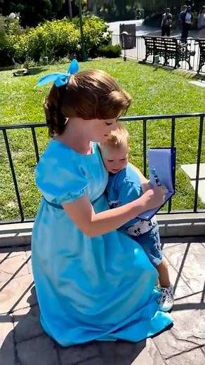 Meeting Wendy at Disneyland