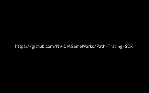 NVIDIA的PathTracing SDK的Demo