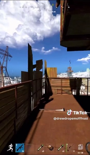 Rust Console Gameplay: Eoka and Nailgun Airfield Crate