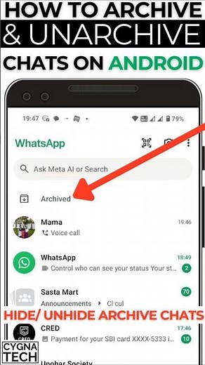 📁 How to Archive and Unarchive Chats in WhatsApp (2025) – Keep Your Inbox Organized!