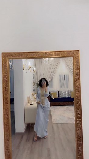 Elegant Traditional Outfit Showcase in Blue