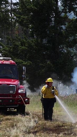 54 reactions | Watch as a training officer coaches a young firefighter through attacking a fire from the brush truck. With Firecom wireless headsets, they communicate clearly—hands-free and without shouting—whether inside the truck or outside on the fire line. | Firecom | Facebook
