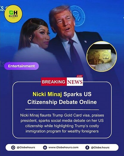 Nicki Minaj Sparks US Citizenship Debate Online