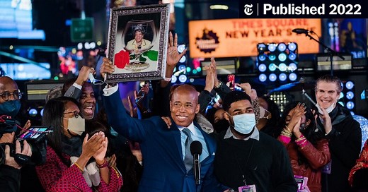 Eric Adams Takes Office as New York City’s 110th Mayor at a Perilous Moment