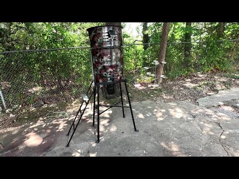 Moultrie Deer Feeder Tripod Build