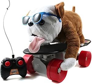 Jada Toys R/C Buddy The Dog On Skateboard