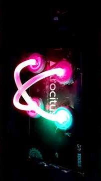 amazing dancing light made by hot glue stick #science #project #youtubeshort #reel #decoration