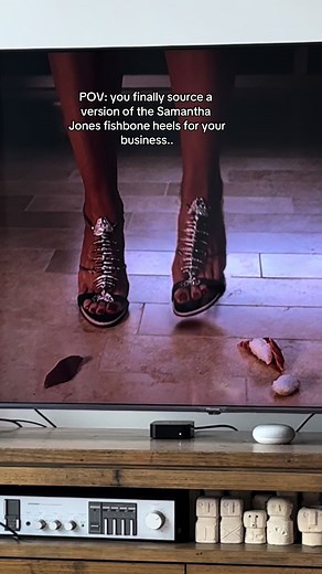 Samatha Jones Fishbone Heels - From Scorpion to Fishbones