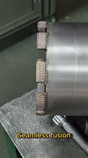 Core technology laser welding of diamond drill bit segments#HBKEENTOOLS #领肖工具 #Diamond #diamondbit