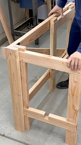 My favorite way to build folding workbench legs so I can save space in my workshop. | Thomas Custom Woodworks