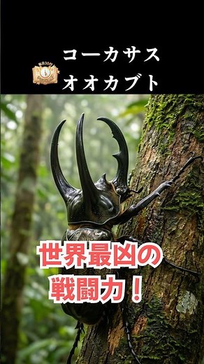 Caucasus Beetle: The Beautiful Tyrant! The Lethal Fighting Instinct Hidden Behind Three Horns 【30...