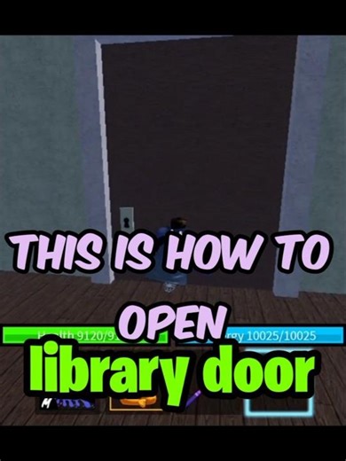 what to do with library key in blox fruit| How to get library key?