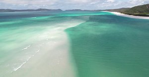 Whitsundays Island and Whitehaven Beach, Queensland, Australia, Drone Aerial View