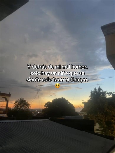 Detrás de mi mal humor hay un niño que se siente solo