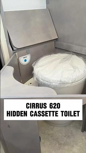 Cirrus 620's Hidden Cassette Toilet