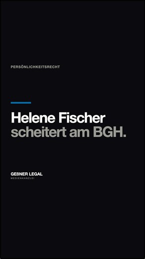 BGH-Urteil zu Helene Fischer: Keine Entschädigung für heimliche Paparazzi-Fotos