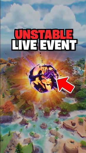 The unstable LIVE EVENT DESTROYED Fortnite!😱