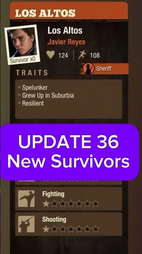New Survivor Names & Nicknames in State of Decay 2 | Update 36