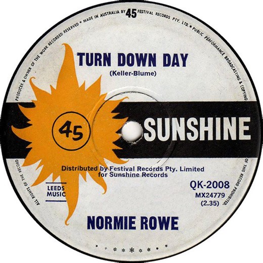 Normie Rowe - Turn Down Day