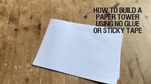 Friday’s flashback - how to build a paper tower without glue or sticky tape - if you missed this in March why not give it a go? #paper #paperengineering #youngengineers #tower #building | Animated Objects