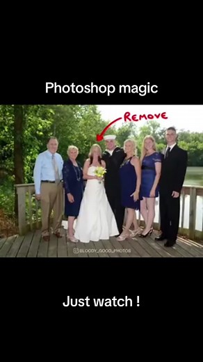 Crazy photoshop hack must see.#fyp #viral #photomagic #photoshoptutorial