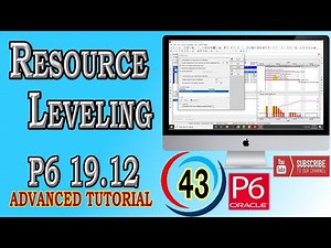 How to Perform Resource Leveling to activities | Primavera P6 | 19.12 | Advanced Tutorial