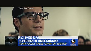 'Batman v Superman': Henry Cavill, Live on 'GMA'