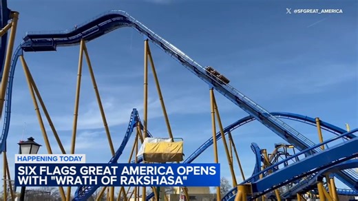 Six Flags Great America opens for season Friday in Gurnee