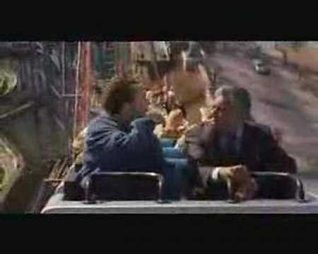 Roller coaster vomit scene