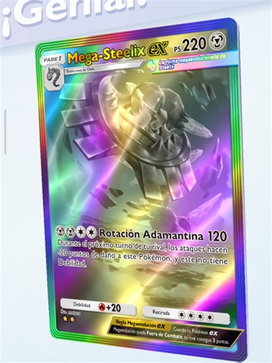 MEGA STEELIX EX ARCOÍRIS! Pokémon Tcg Pocket #pokemontcg #pokemoncards #Pokemon