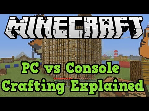 Minecraft PC vs Console Crafting (Why No PC Crafting On Xbox/PS4)