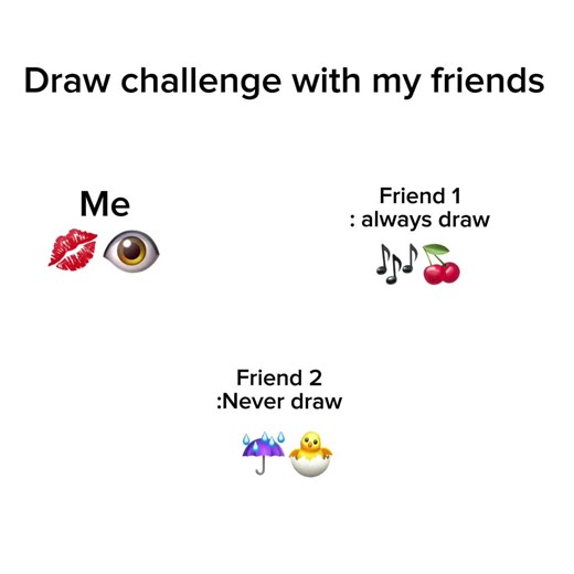 Love drawing with these two friends #drawning #draw #friends #emoji
