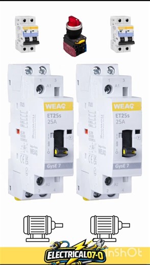 ⚡ Start Stop Push Button Wiring with Contactor & MCB | Control Wiring 🔧