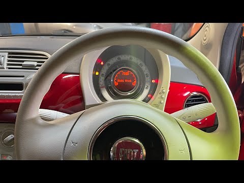 Fiat 500 Dashboard Removal Speedo LCD how to remove the speedometer instrument cluster dash