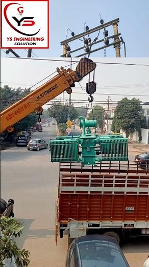 . "Real Transformer Installation on Site |Electrical Setup #Shorts"#viral #engineering #electrician