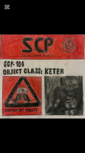 SCP-106 warning label (drawing)
