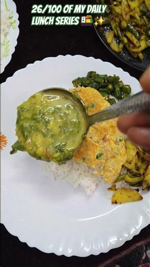Simple Lunch Thali Recipe | Healthy Indian Homemade Meal 🍛