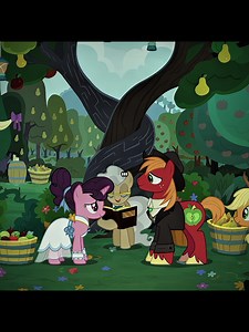 #BrightMac & #PearButter the perfect couple!❤️‍🔥 #mlp #mylittlepony #applejackparents