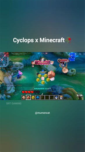 mlbb x minecraft - Cyclops🥀 #mlbb #minecraft #cyclops